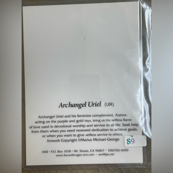 Angel Altar Cards - Laminated New - Picture 9 of 13